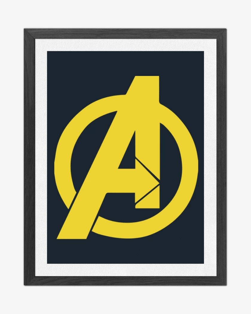 Cuadro decorativo Avengers Symbol