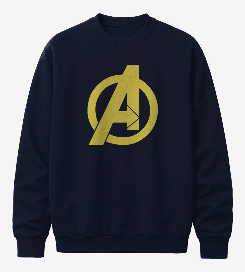 Poleron polo Azul Marino de Avengers Symbol