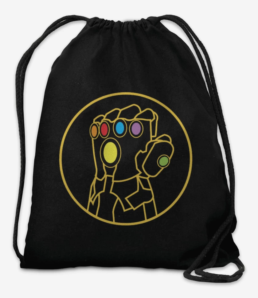 Mochila Negro de Guantelete