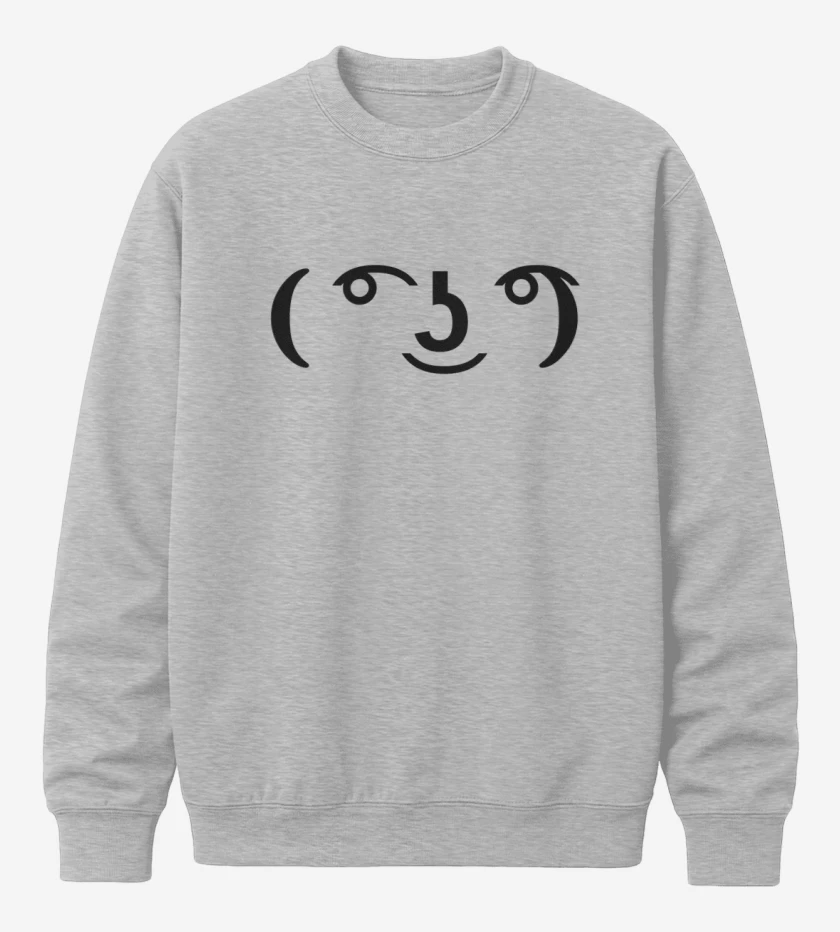 Poleron polo Gris Melange de Lenny face