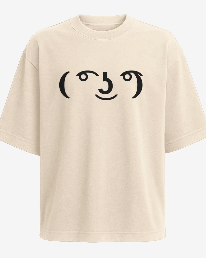 Polera Oversize Beige de Lenny face