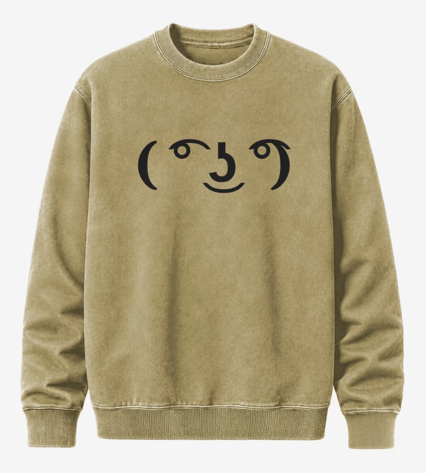 Poleron Polo Acid Wash Beige de Lenny face