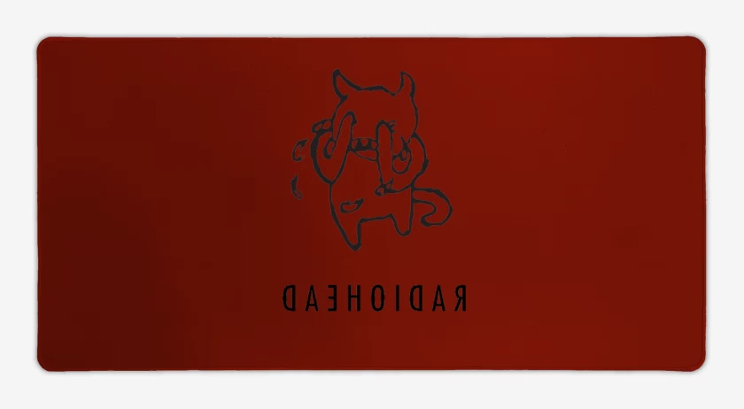Mouse pad Gamer Rojo de radiohead devil