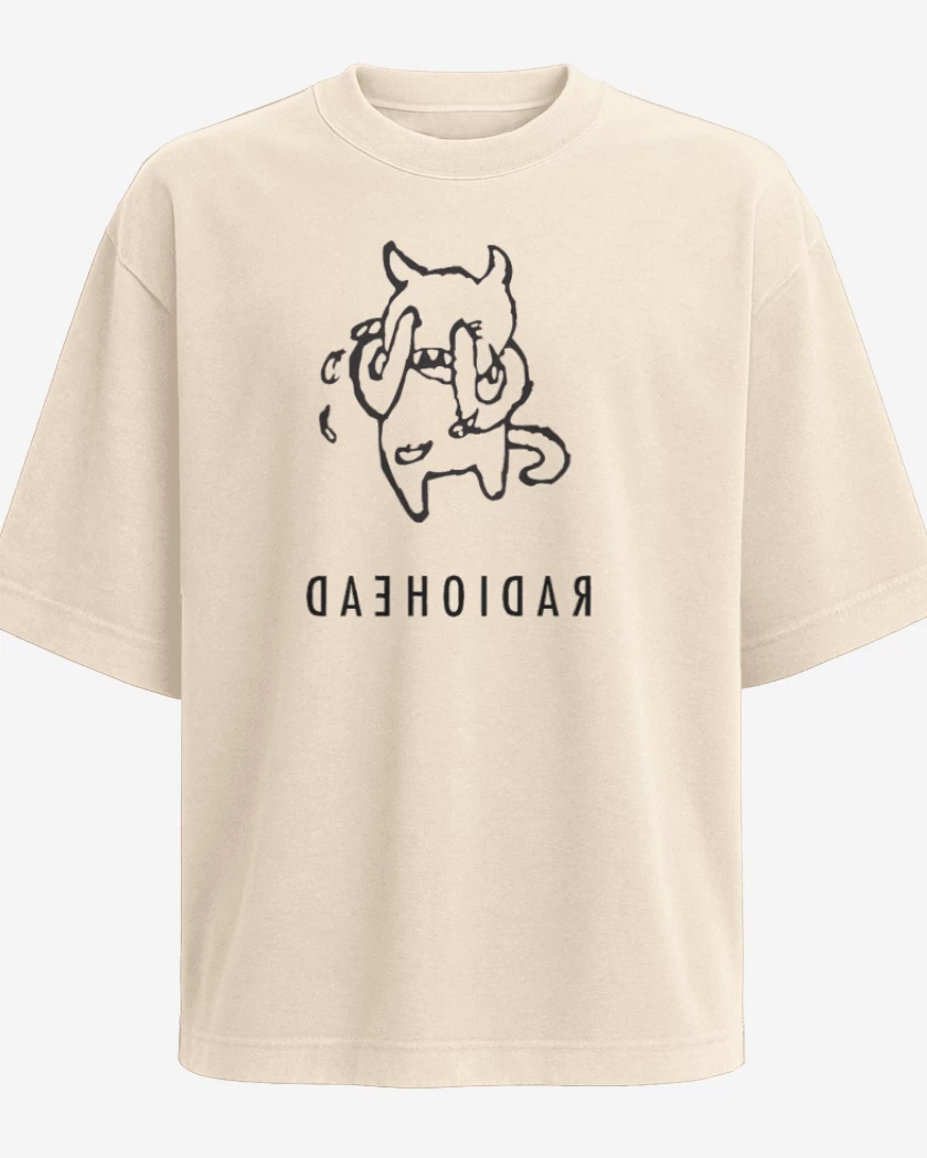 Polera Oversize radiohead devil