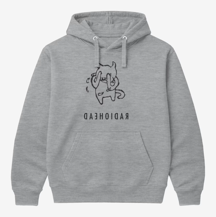 Polerón Canguro Gris Melange de radiohead devil