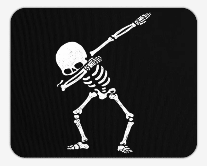 Mousepad Dab skull