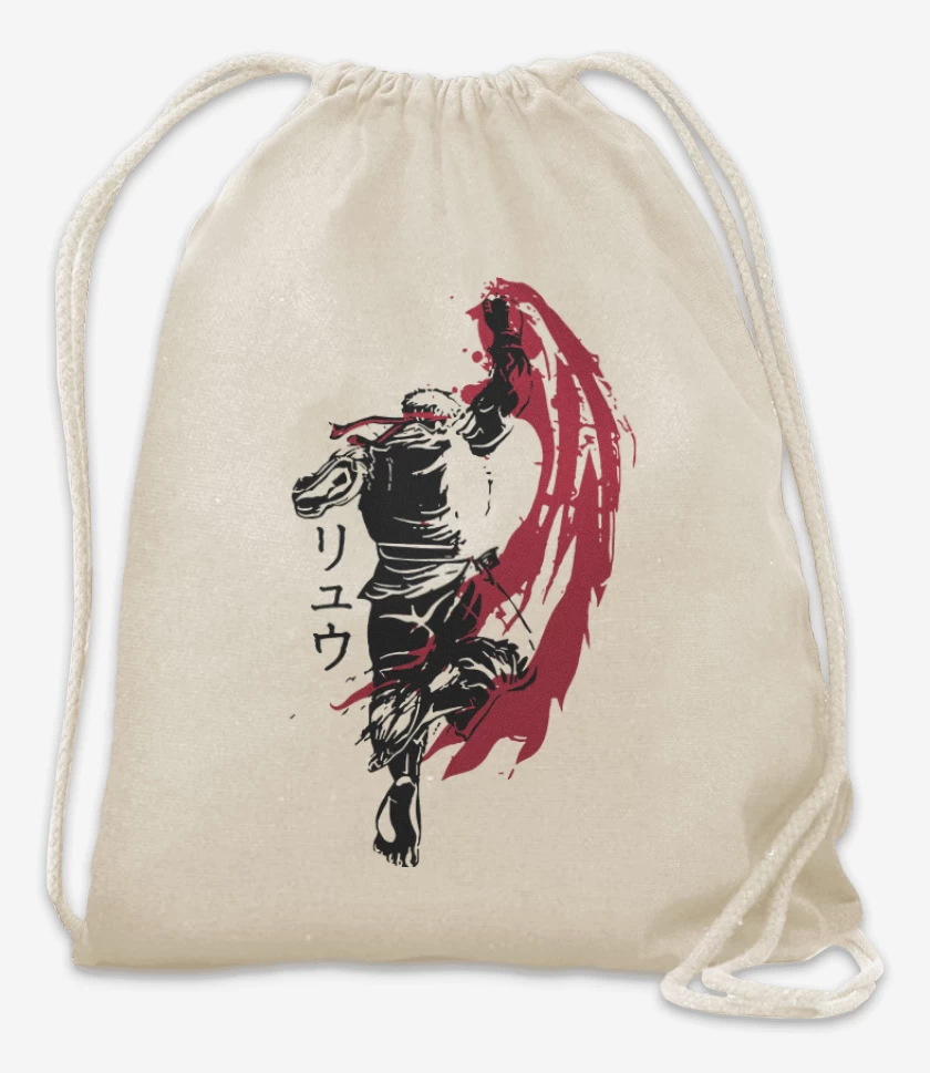Mochila Blanco de Ryu - Shoryuken