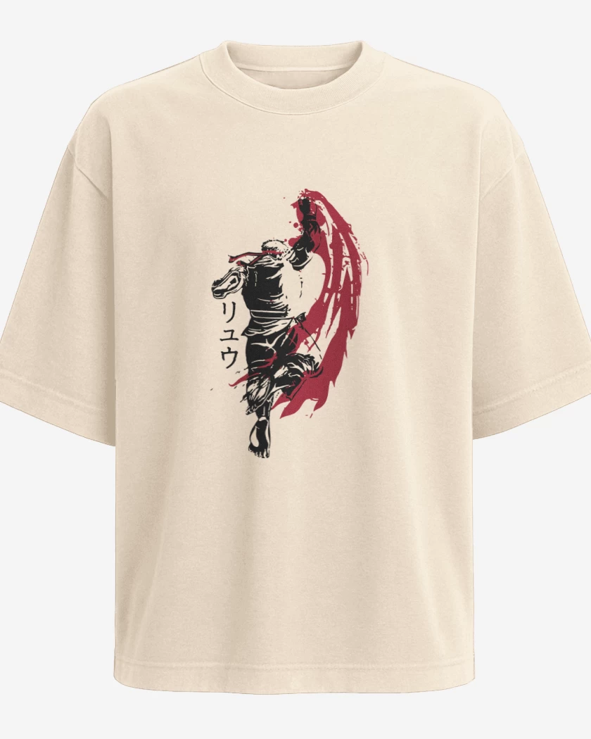 Polera Oversize Ryu - Shoryuken