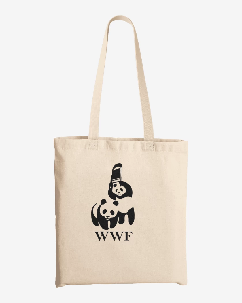 Totebag wwf panda