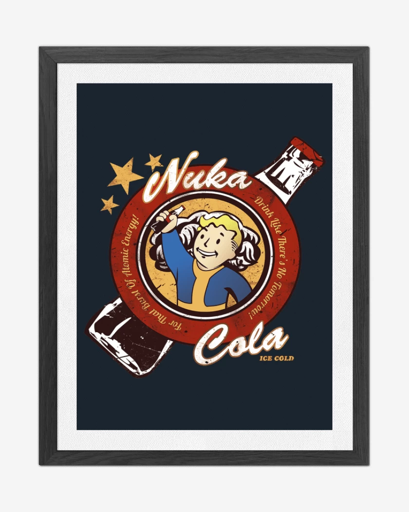 Cuadro decorativo Azul Marino de Fall out Nuka Cola