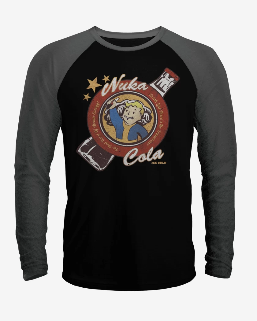 Polera Raglan Fall out Nuka Cola