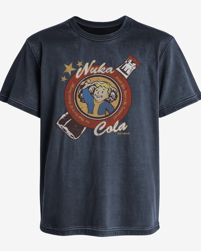 Polera desgastada Fall out Nuka Cola