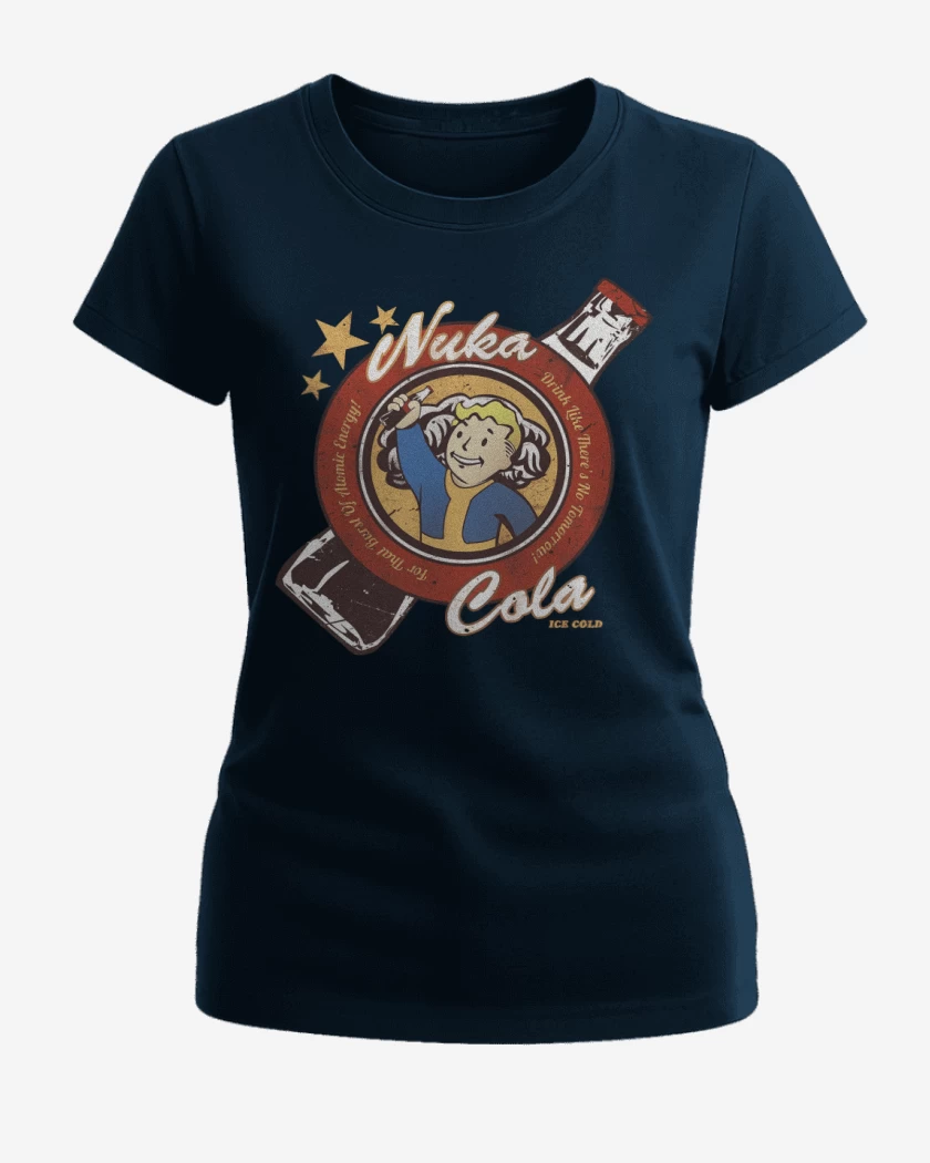 Polera de Mujer Azul Marino de Fall out Nuka Cola