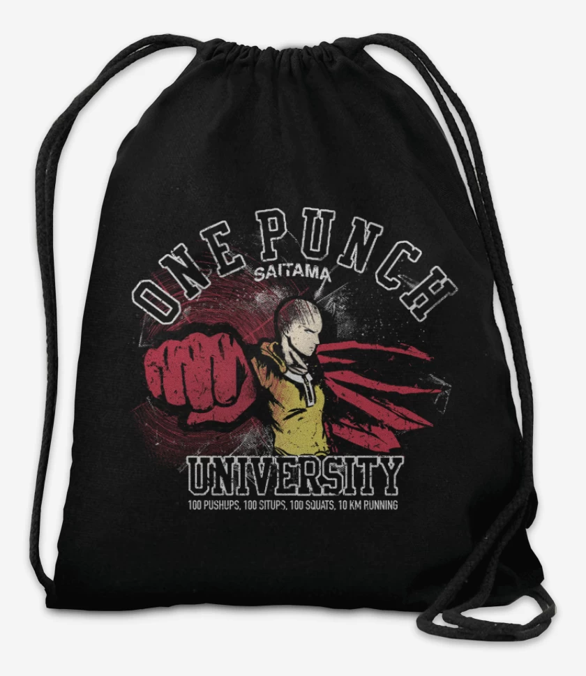 Mochila Negro de Saitama university