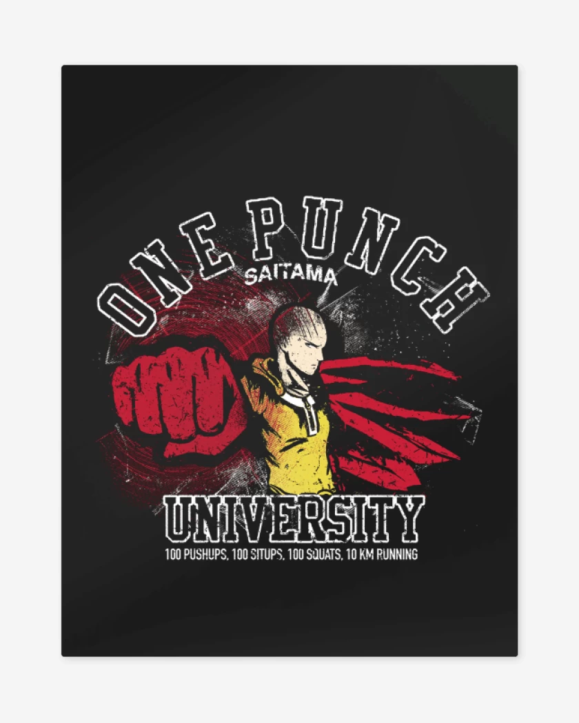 Print metalico Negro de Saitama university