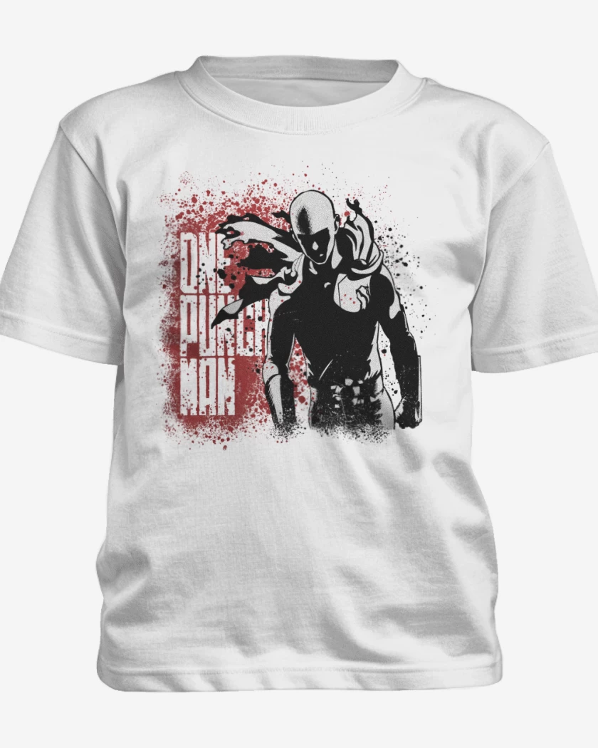Polera de niño Blanco de Saitama