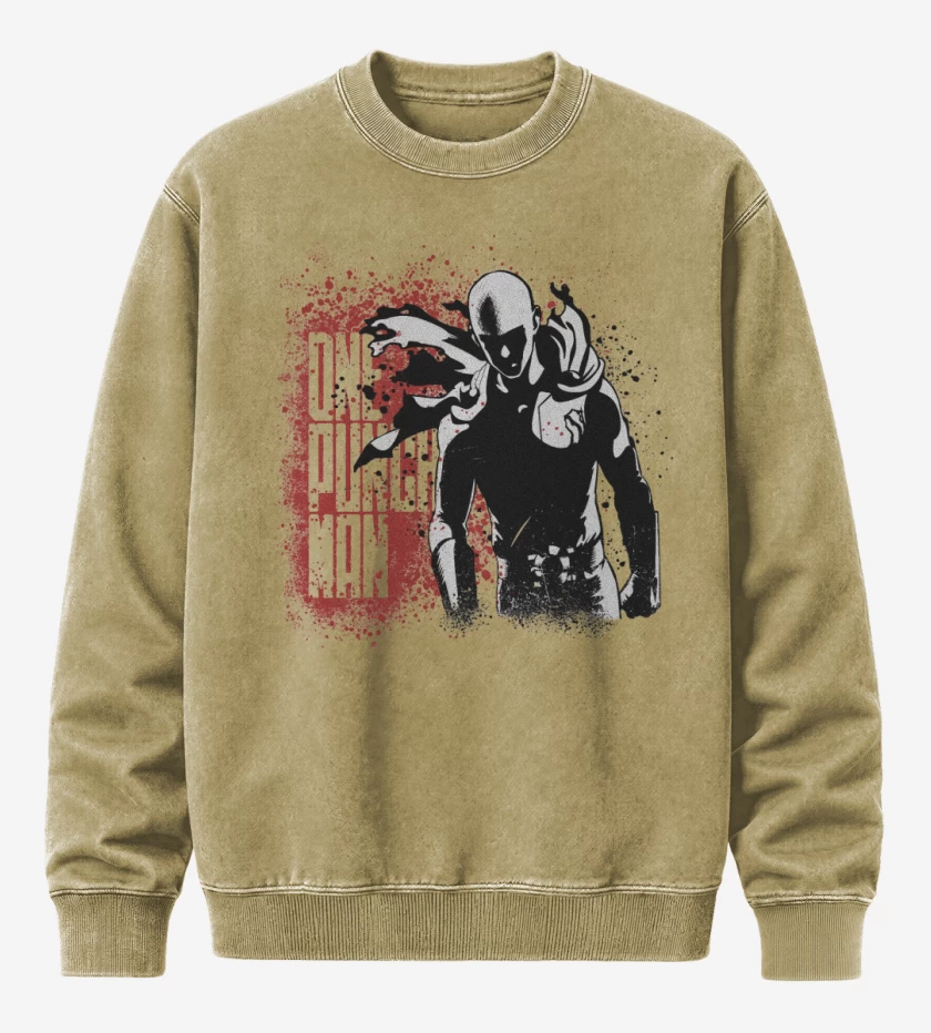 Poleron Polo Acid Wash Beige de Saitama