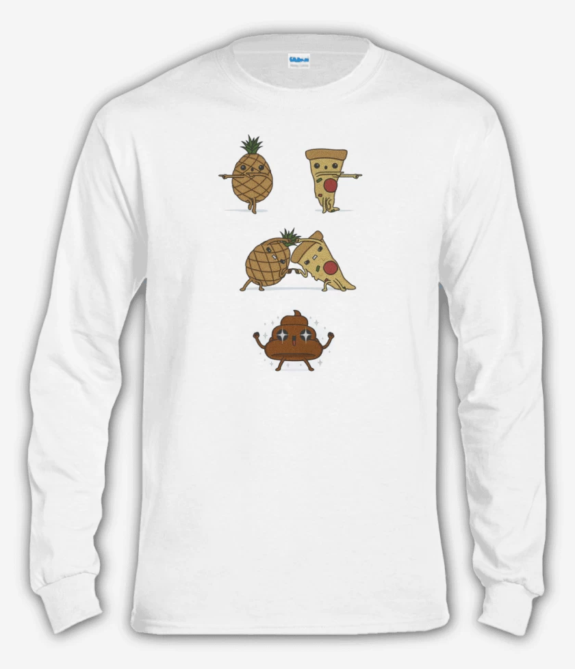 Polera manga larga Blanco de Fusion!