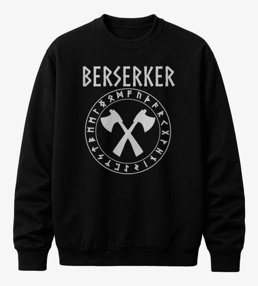 Poleron polo Negro de Berserker