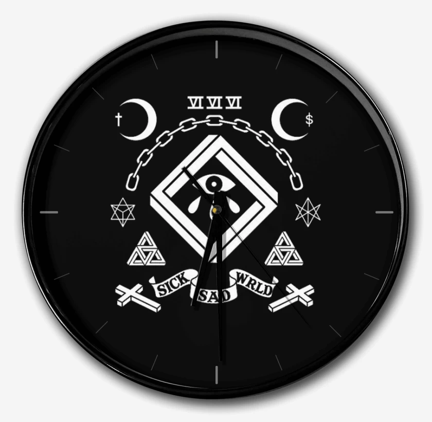 Reloj Negro de Sick sad world