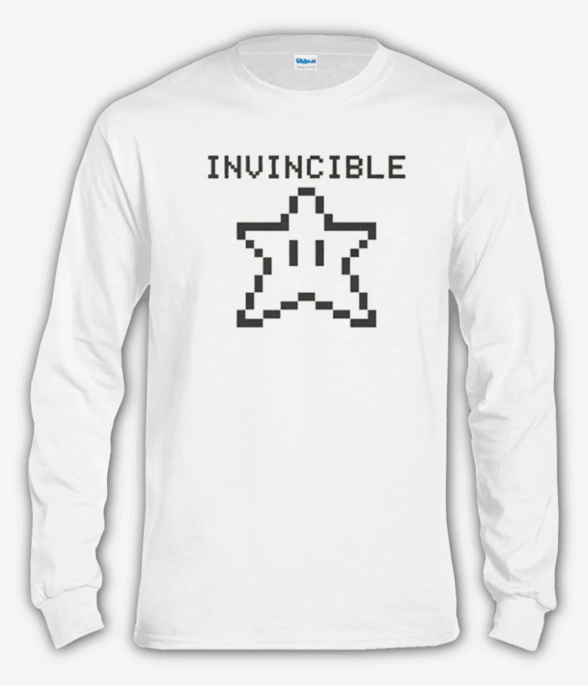Polera manga larga Blanco de invencible