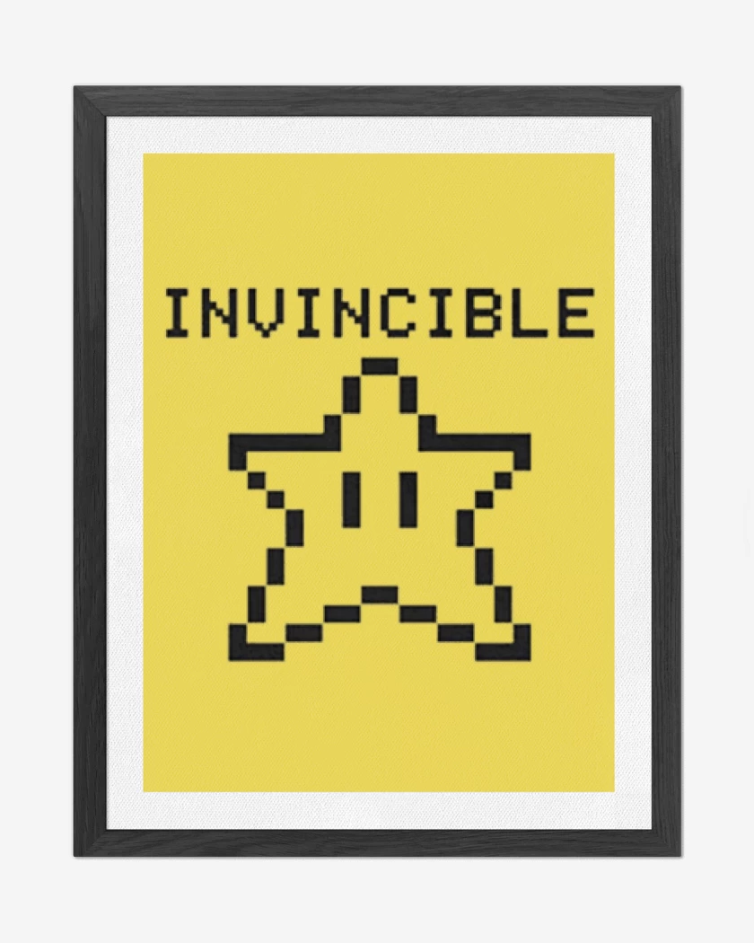 Cuadro decorativo Amarillo de invencible