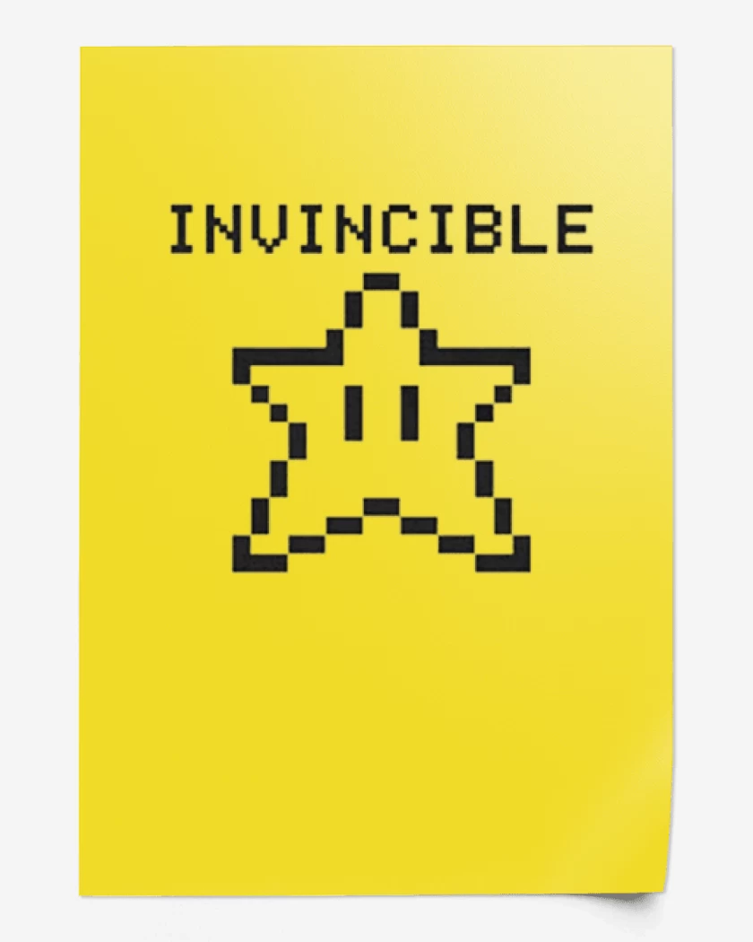 Print Amarillo de invencible