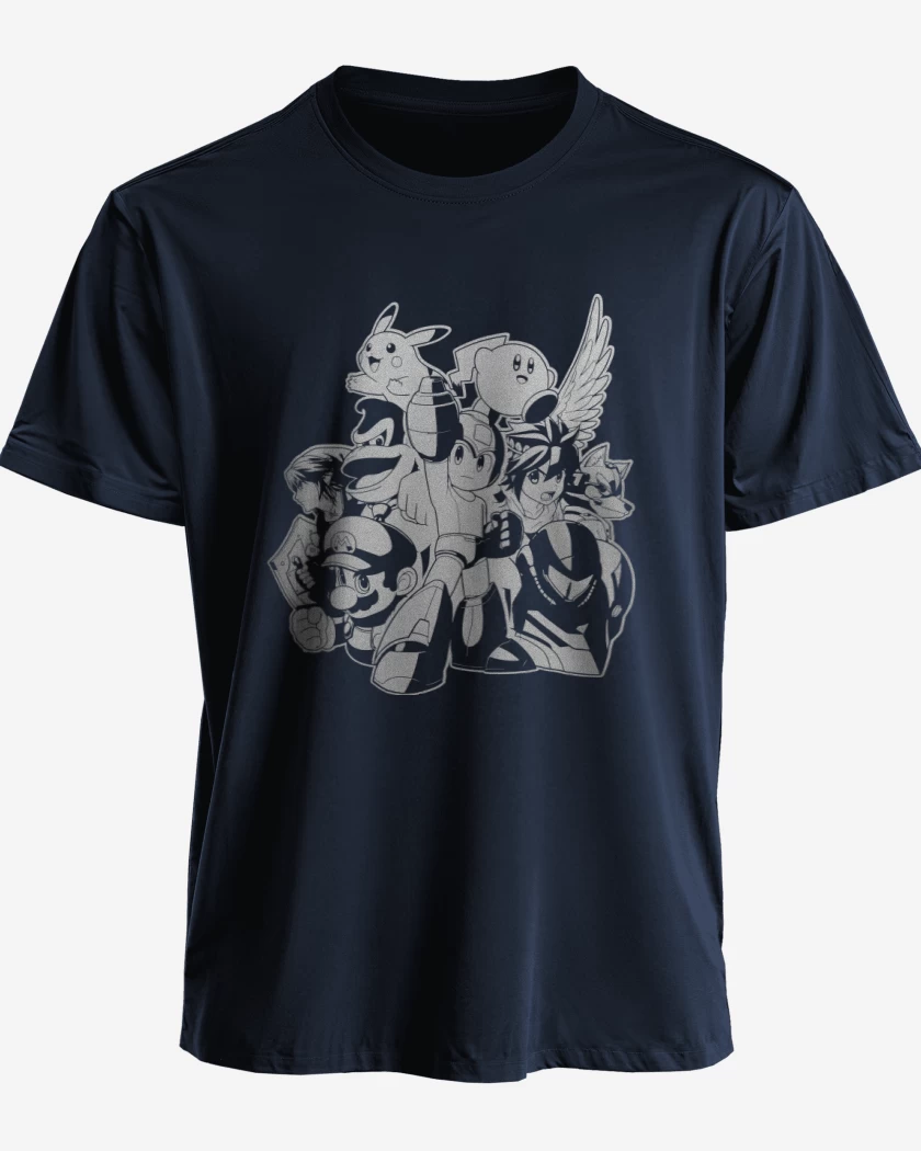 Polera Smash Bros - Personajes