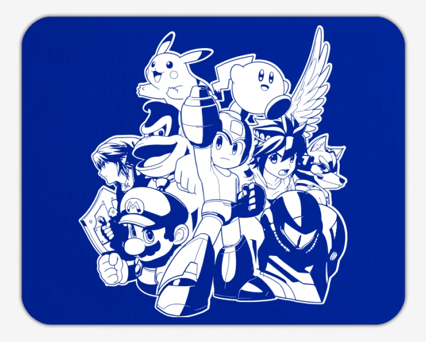 Mousepad Smash Bros - Personajes