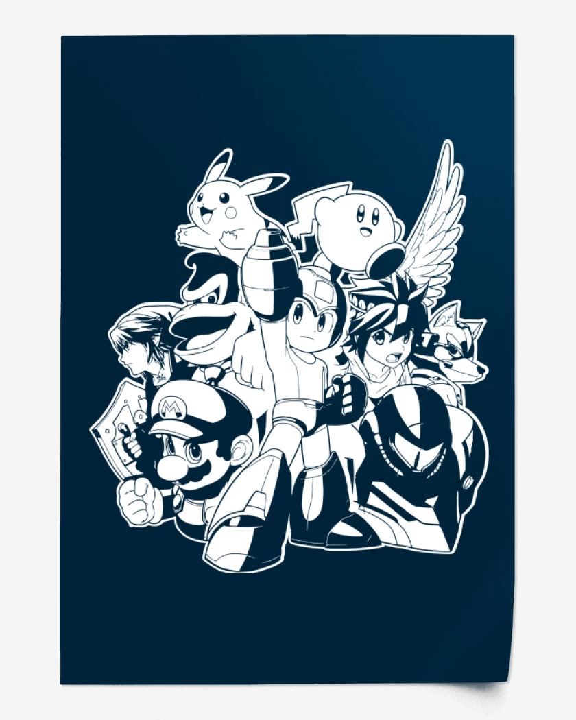 Print Smash Bros - Personajes