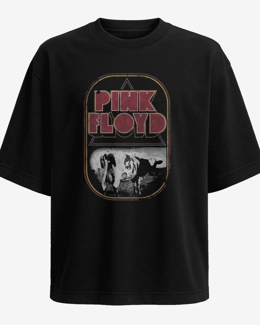 Polera Oversize Pink Floyd Atom heart mother