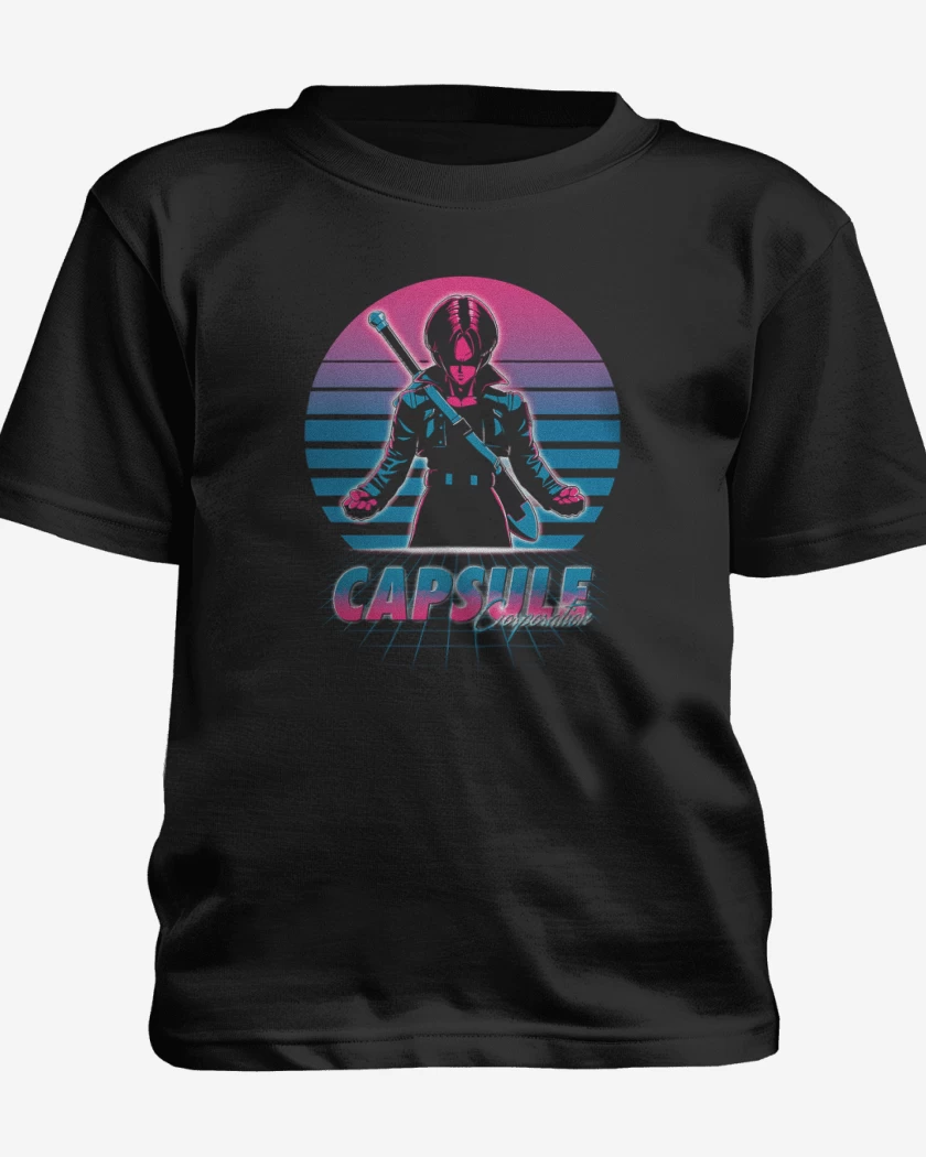 Polera de niño Negro de Trunks retro