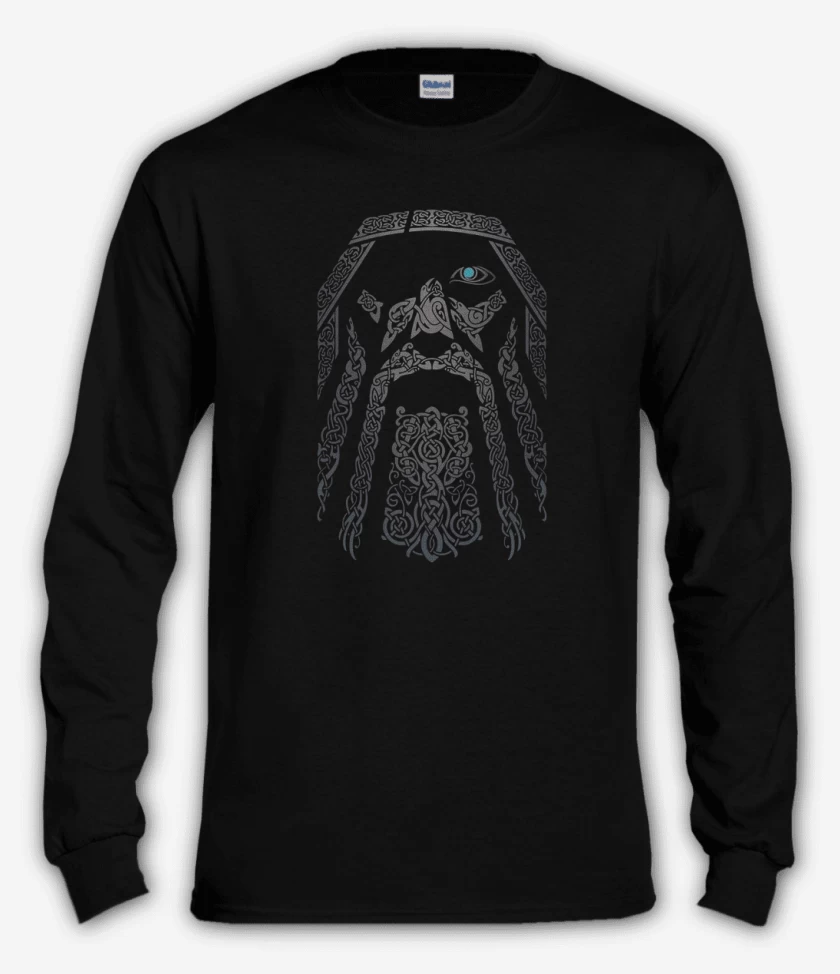 Polera manga larga Negro de Odin