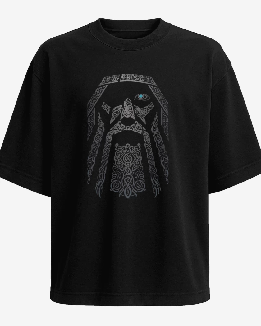 Polera Oversize Negro de Odin