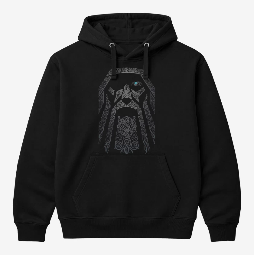 Polerón Canguro Negro de Odin