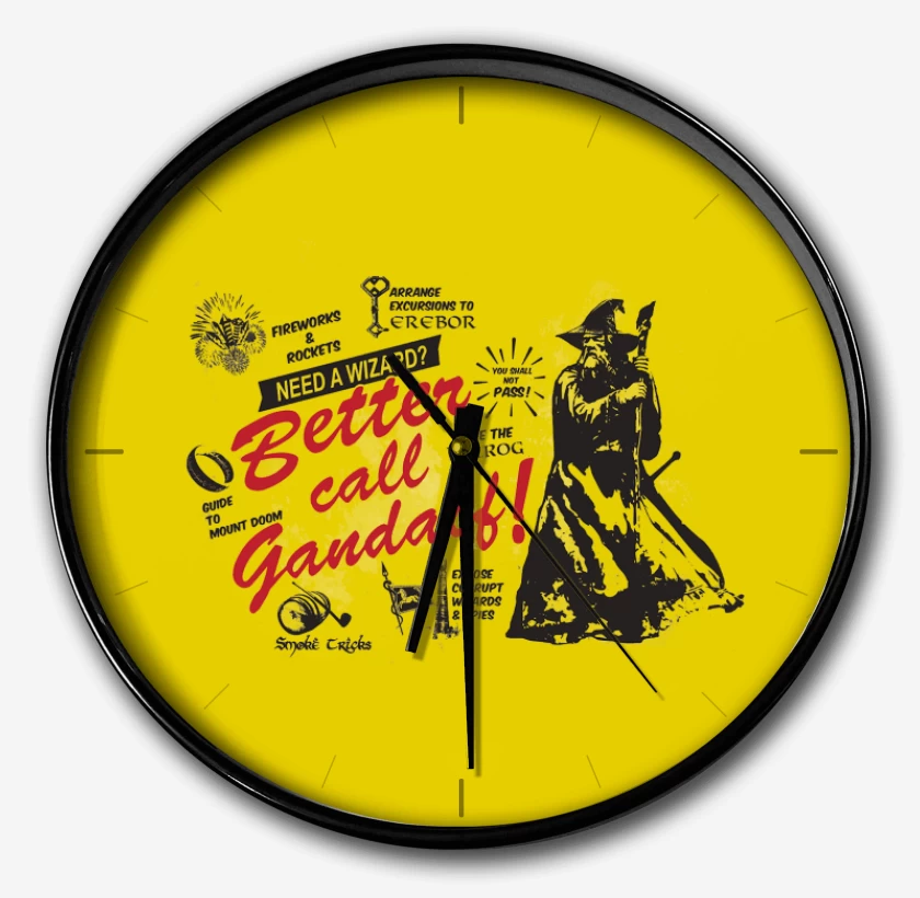 Reloj Amarillo de Better call Gandalf!