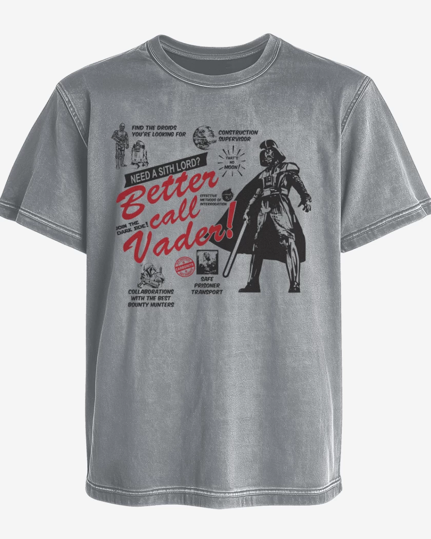 Polera desgastada Better call Vader!