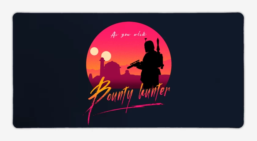 Mouse pad Gamer Azul Marino de Boba fet