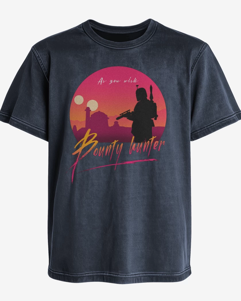 Polera desgastada Azul Marino de Boba fet