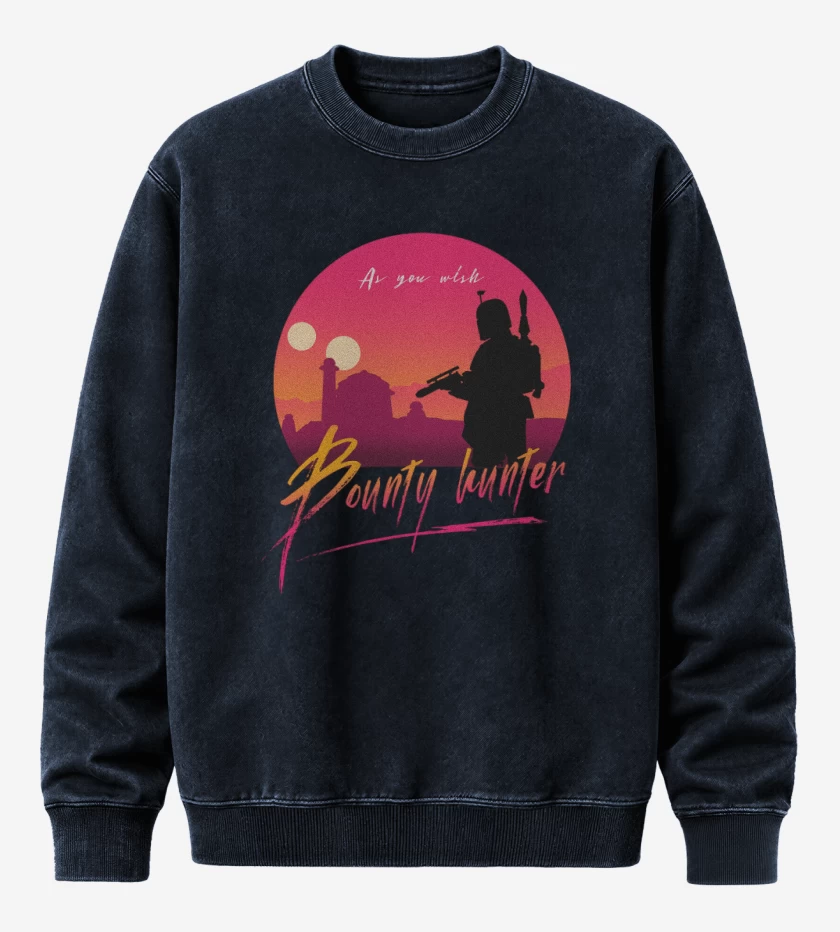 Poleron Polo Acid Wash Azul Marino de Boba fet