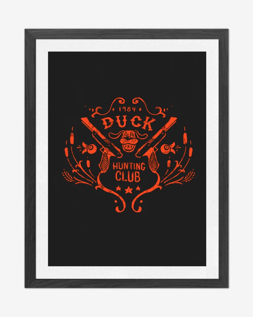 Cuadro decorativo Negro de Duck hunter