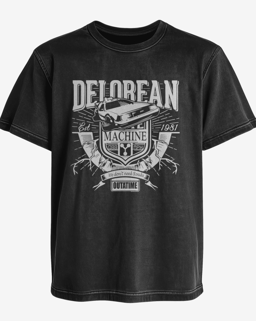 Polera desgastada Delorean - EST 1981