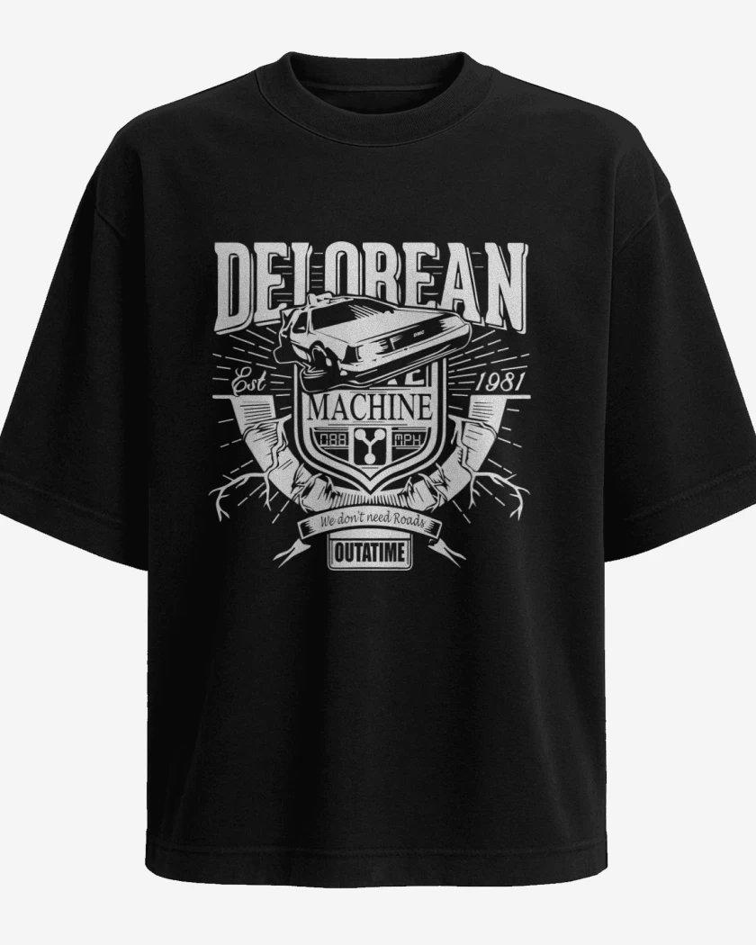 Polera Oversize Delorean - EST 1981