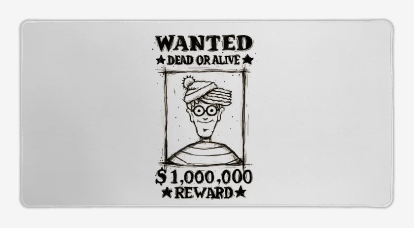 Mouse pad Gamer Blanco de Wally 