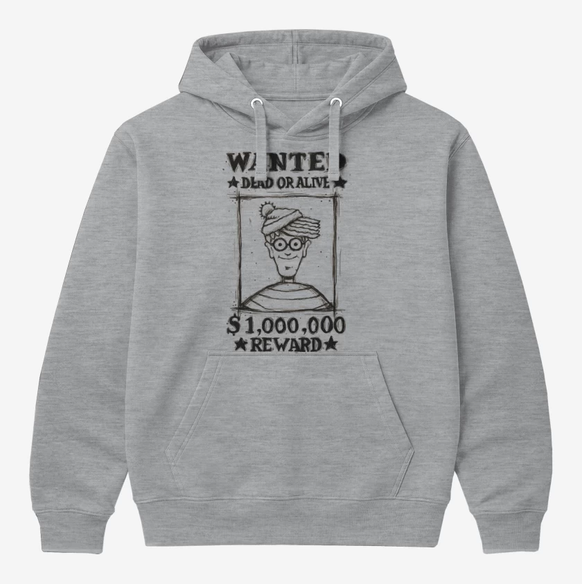 Polerón Canguro Gris Melange de Wally 