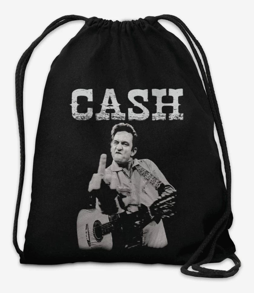 Mochila Negro de Johnny Cash