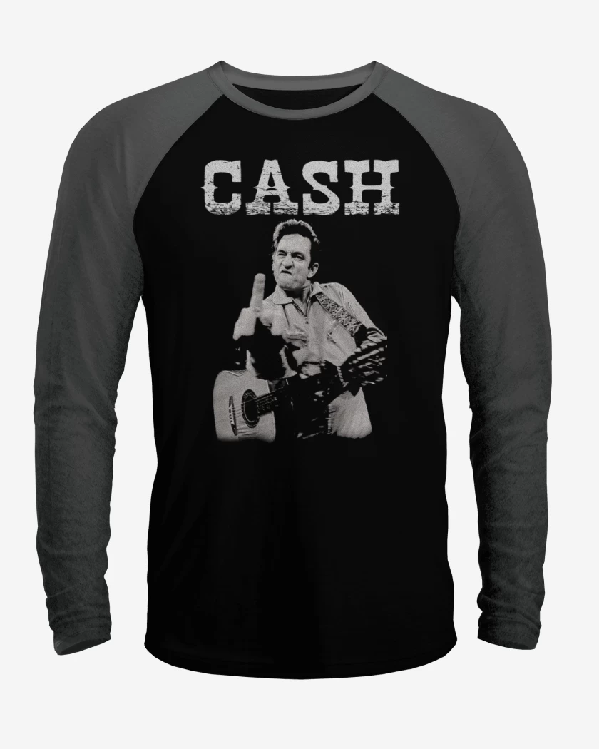 Polera Raglan Johnny Cash