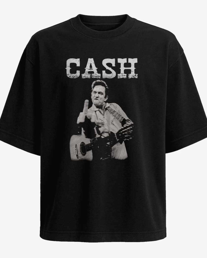 Polera Oversize Johnny Cash
