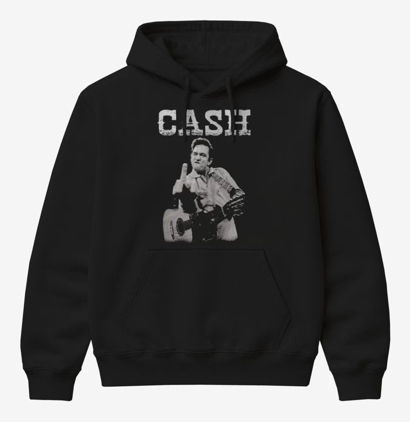 Poleron Canguro básico Johnny Cash