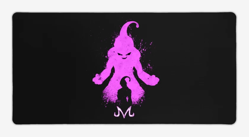 Mouse pad Gamer Negro de Majin boo